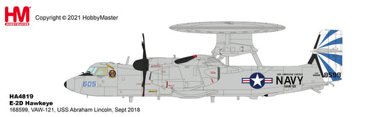 1/72 E-2D Hawkeye 168599 VAW-121 USS Abraham Lincoln Sept 2018