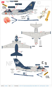 1/72 S-3B "VS-21 Decommissioning Scheme" BuNo 160604 VS-21 USS Kitty Hawk Jan 2005