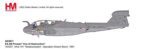 1/72 EA-6B Prowler" Eve of Destruction" 163527 VAQ-141 "Shadowhawks" Operation Desert Storm 1991