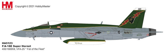 1/72 F/A-18F Super Hornet AG400 #166959 VFA-25 Fist of the Fleet US Navy Naval Air Station Lemoore 2020