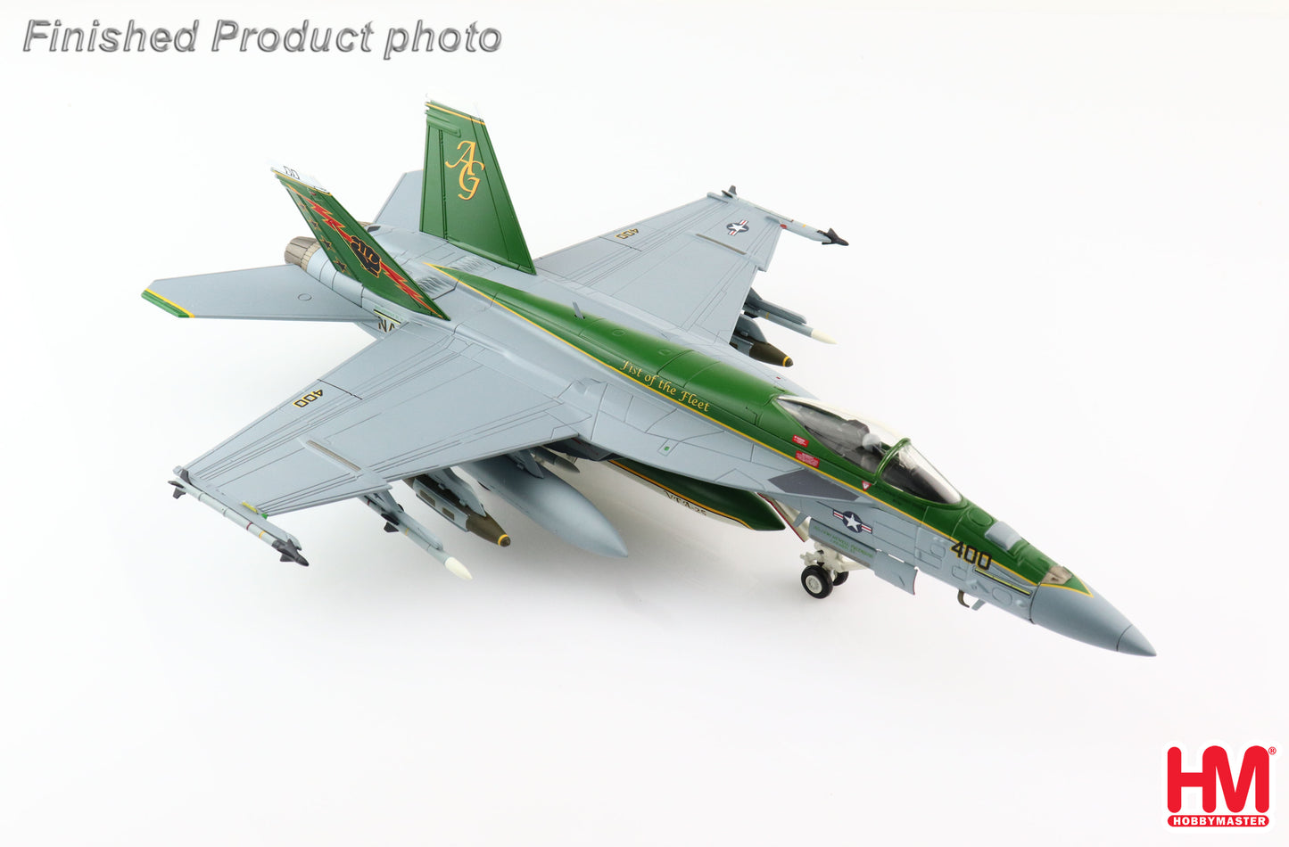 1/72 F/A-18F Super Hornet AG400 #166959 VFA-25 Fist of the Fleet US Navy Naval Air Station Lemoore 2020