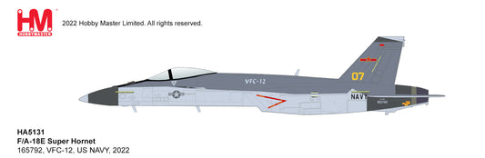 1/72 F/A-18E Super Hornet 07/165792 VFC-12 US NAVY NAS Oceana June 2021