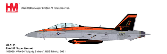 1/72 F/A-18F Super Hornet 168929 VFA-94 "Mighty Shrikes" USS Nimitz 2021