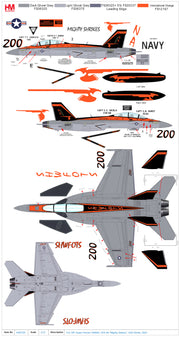 1/72 F/A-18F Super Hornet 168929 VFA-94 "Mighty Shrikes" USS Nimitz 2021