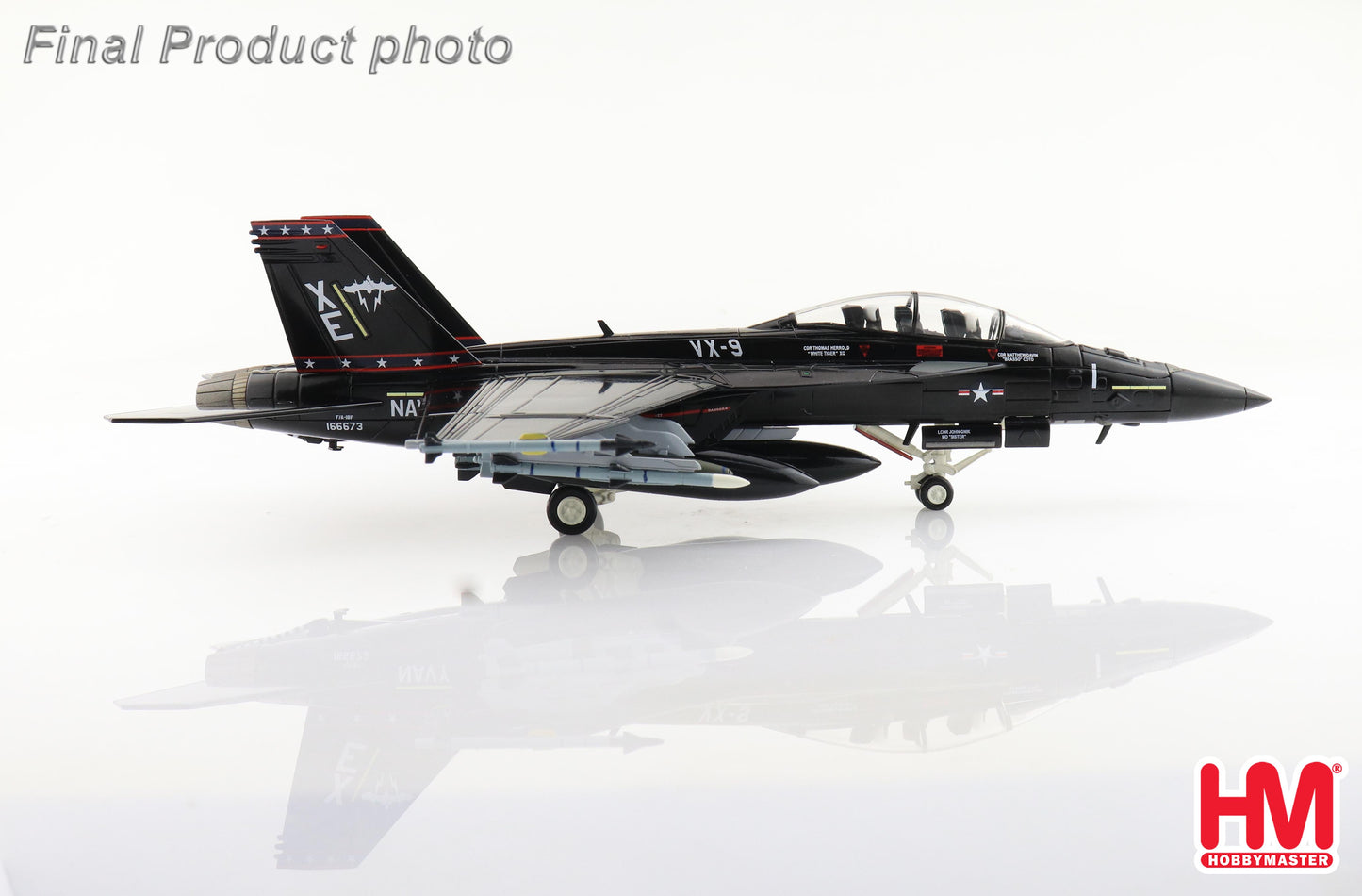 1/72 F/A-18F "Vandy I" 166673 VX-9 US Navy March 2023 (with Full Weapon Load)