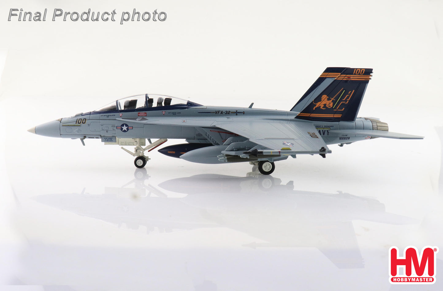 1/72 F/A-18F Super Hornet AC100/166628 VFA-32 "Fighting Swordsmen" EAA AirVenture Oshkosh 2023