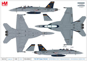 1/72 F/A-18F Super Hornet AC100/166628 VFA-32 "Fighting Swordsmen" EAA AirVenture Oshkosh 2023
