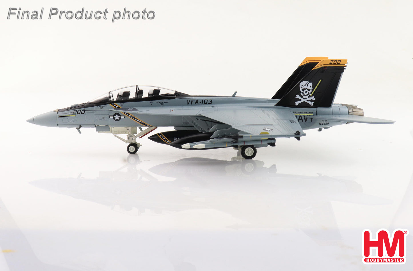 1/72 F/A-18F Super Hornet 200/166629 VFA-103 USS George H. W. Bush April 2023