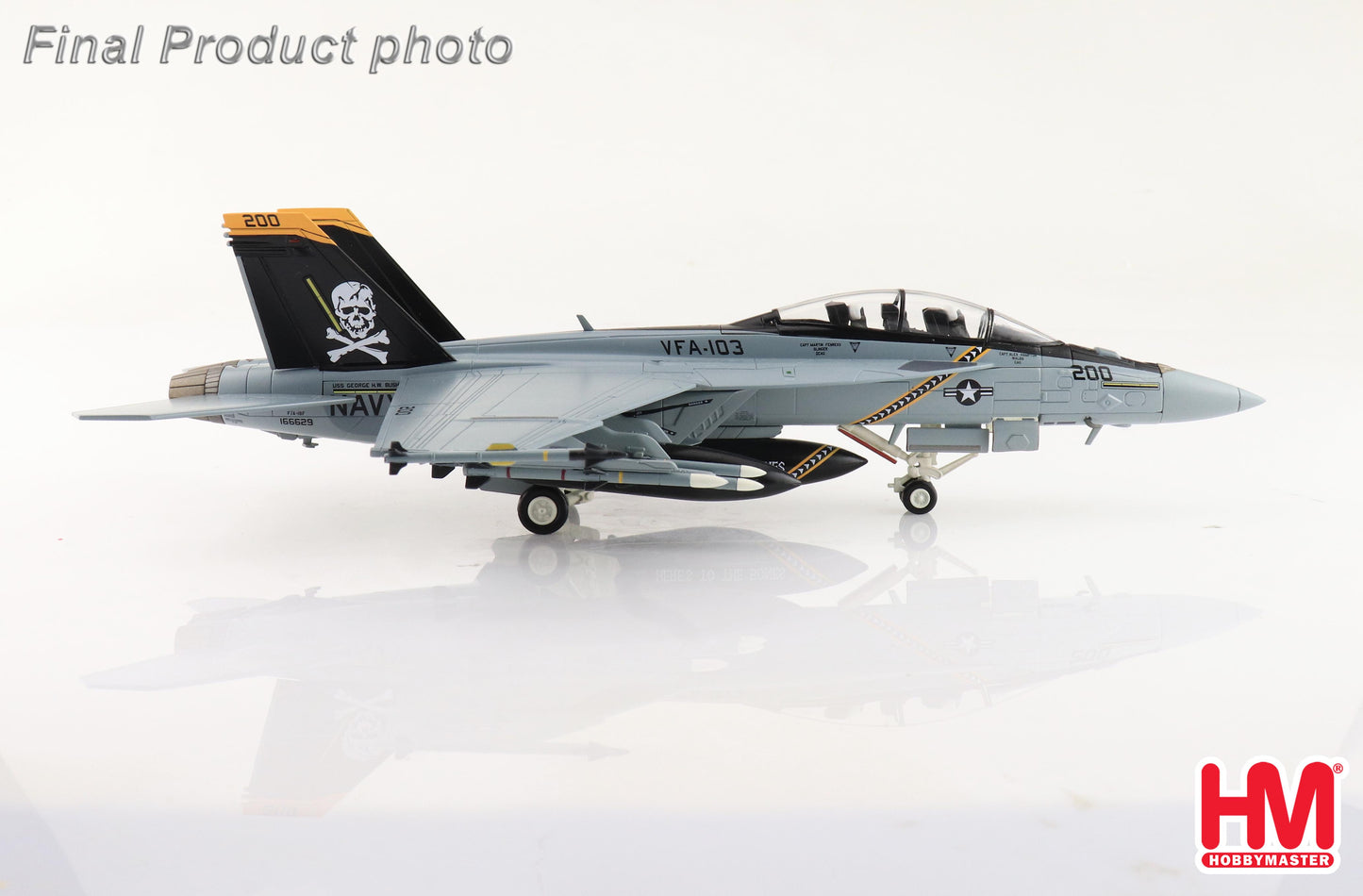 1/72 F/A-18F Super Hornet 200/166629 VFA-103 USS George H. W. Bush April 2023