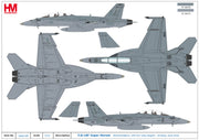 1/72 F/A-18F Super Hornet AG203/166613 VFA-103 "Jolly Rogers" US Navy June 2016