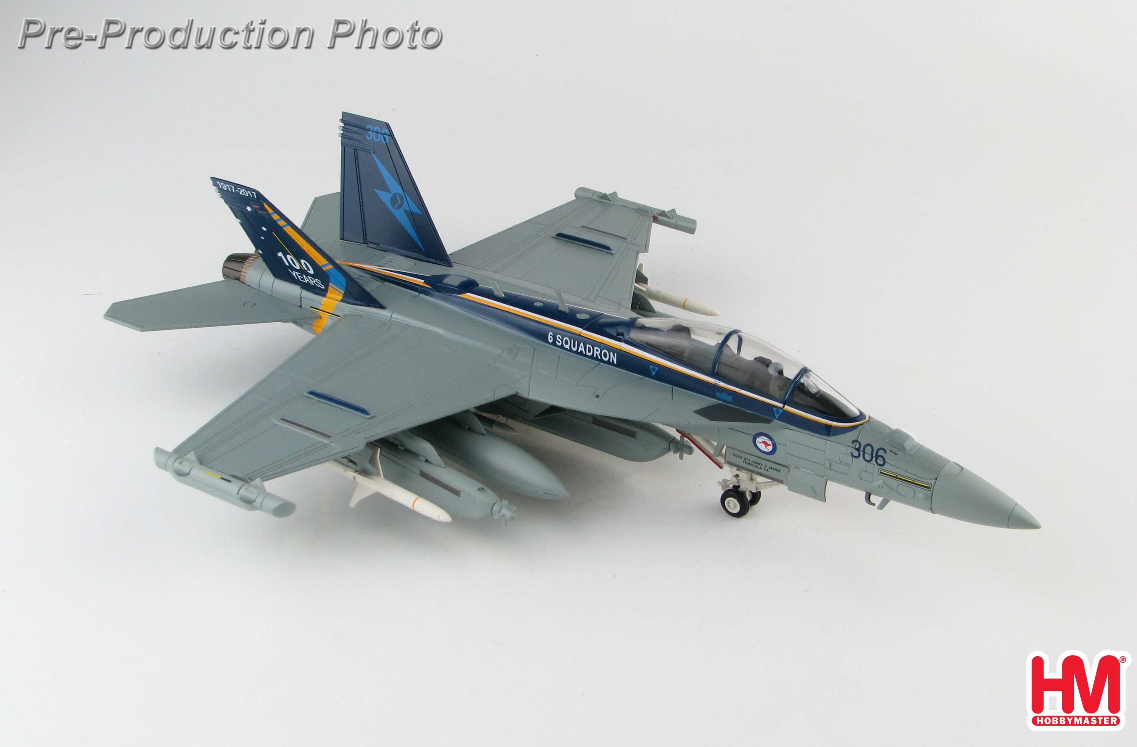 1/72 EA-18G Growler A46-306 No.6 Sqn "100th Anniversary" RAAF 2018