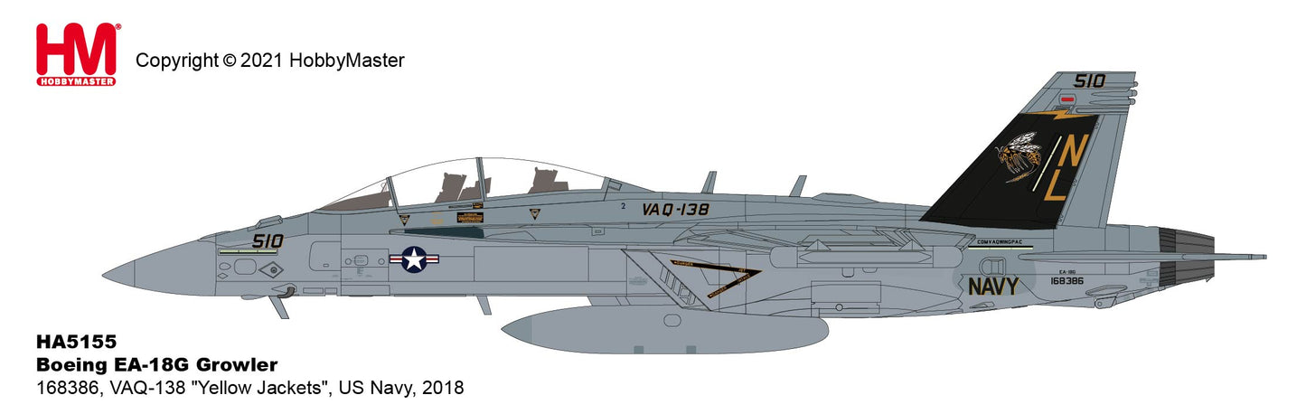 1/72 EA-18G Growler 168386 VAQ-138 "Yellow Jackets" US Navy 2018