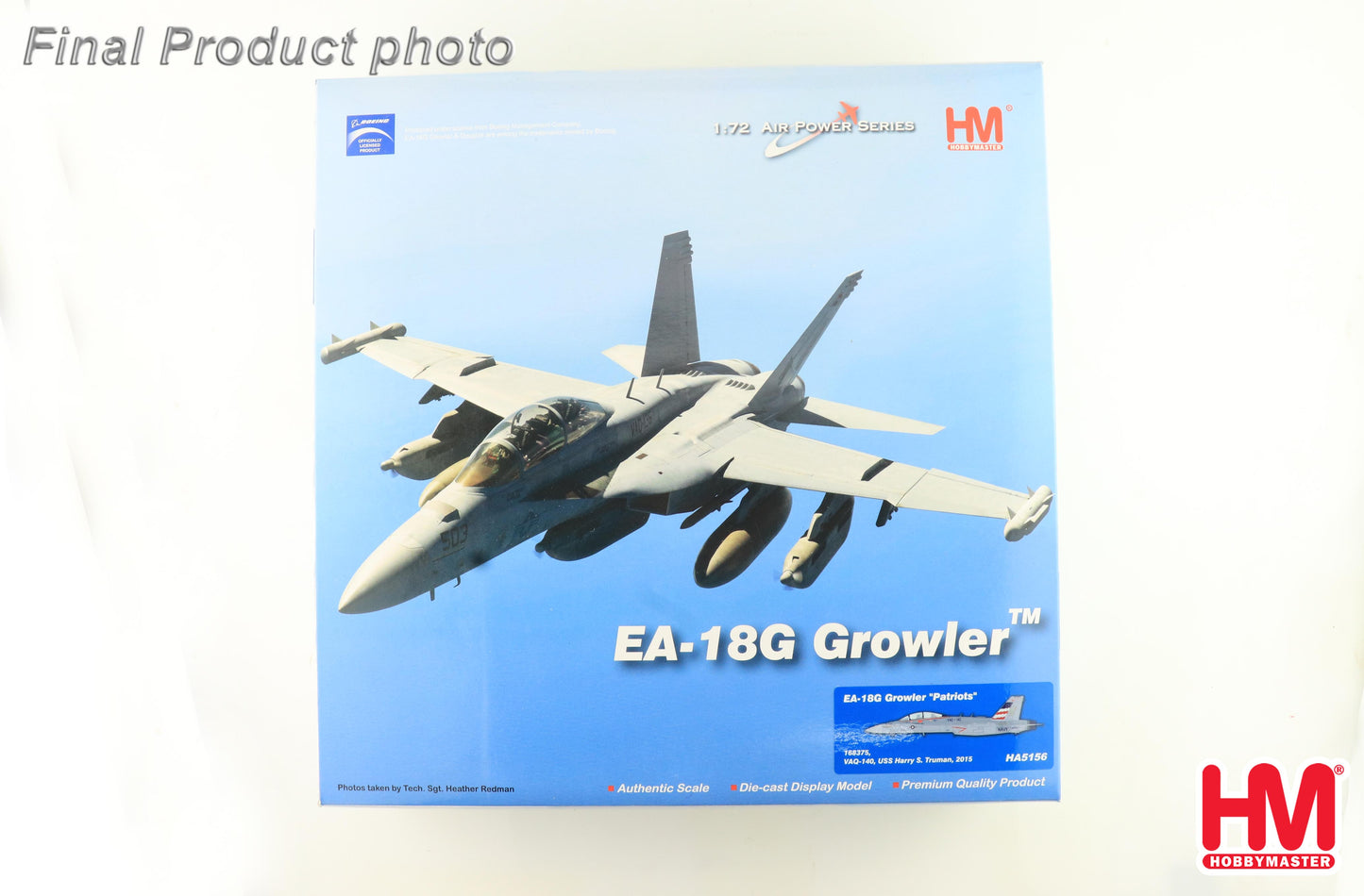 1/72 EA-18G Growler "Patriots" 168375 VAQ-140 USS Harry S. Truman 2015