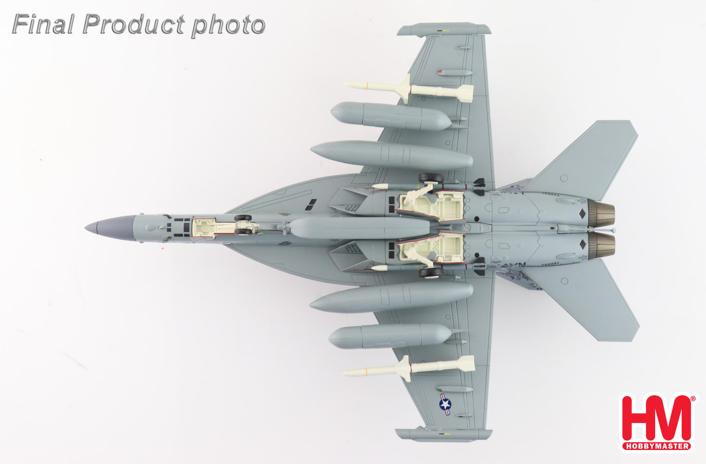 1/72 EA-18G Growler 166943 VAQ-124 USS Gerald R. Ford 2023 (with 2 x Next Generation Jammer (NGJ))
