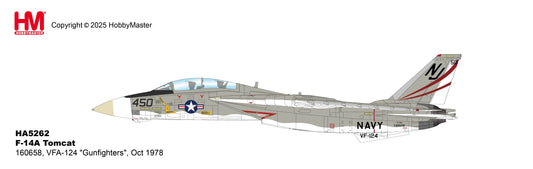 1/72 F-14A Tomcat 160658 VFA-124 "Gunfighters" Oct 1978