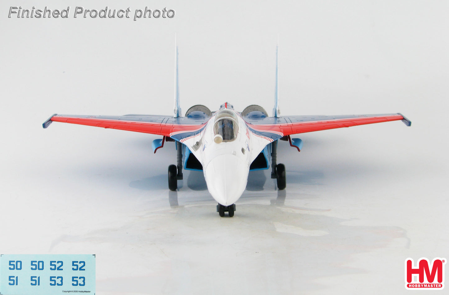 1/72 Su-35S Flanker E "Russian Knights" Blue 50 Russian Air and Space Force (VKS) November. 2019