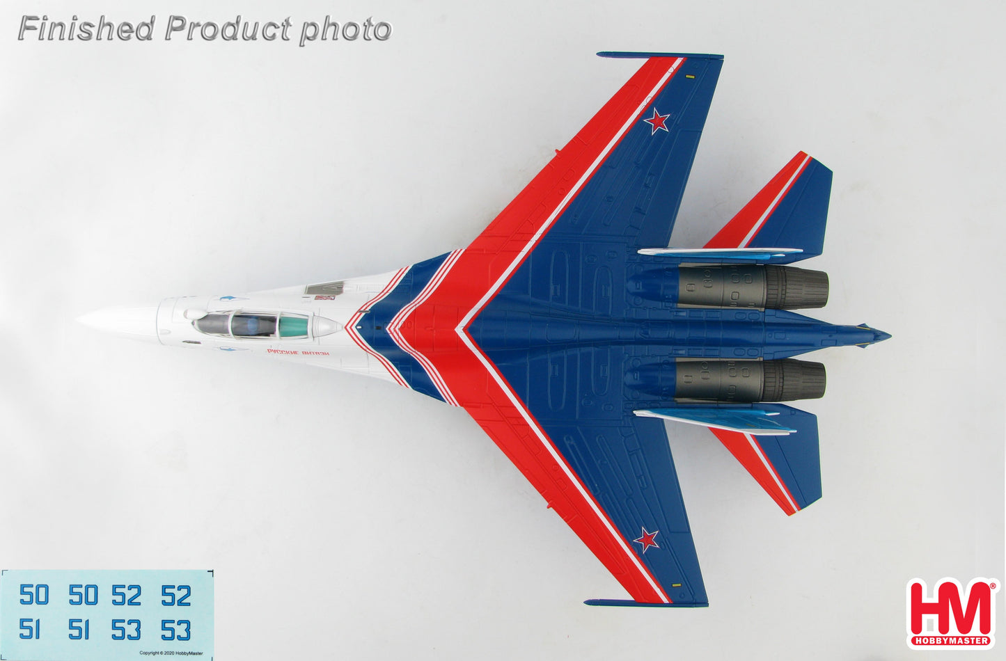 1/72 Su-35S Flanker E "Russian Knights" Blue 50 Russian Air and Space Force (VKS) November. 2019