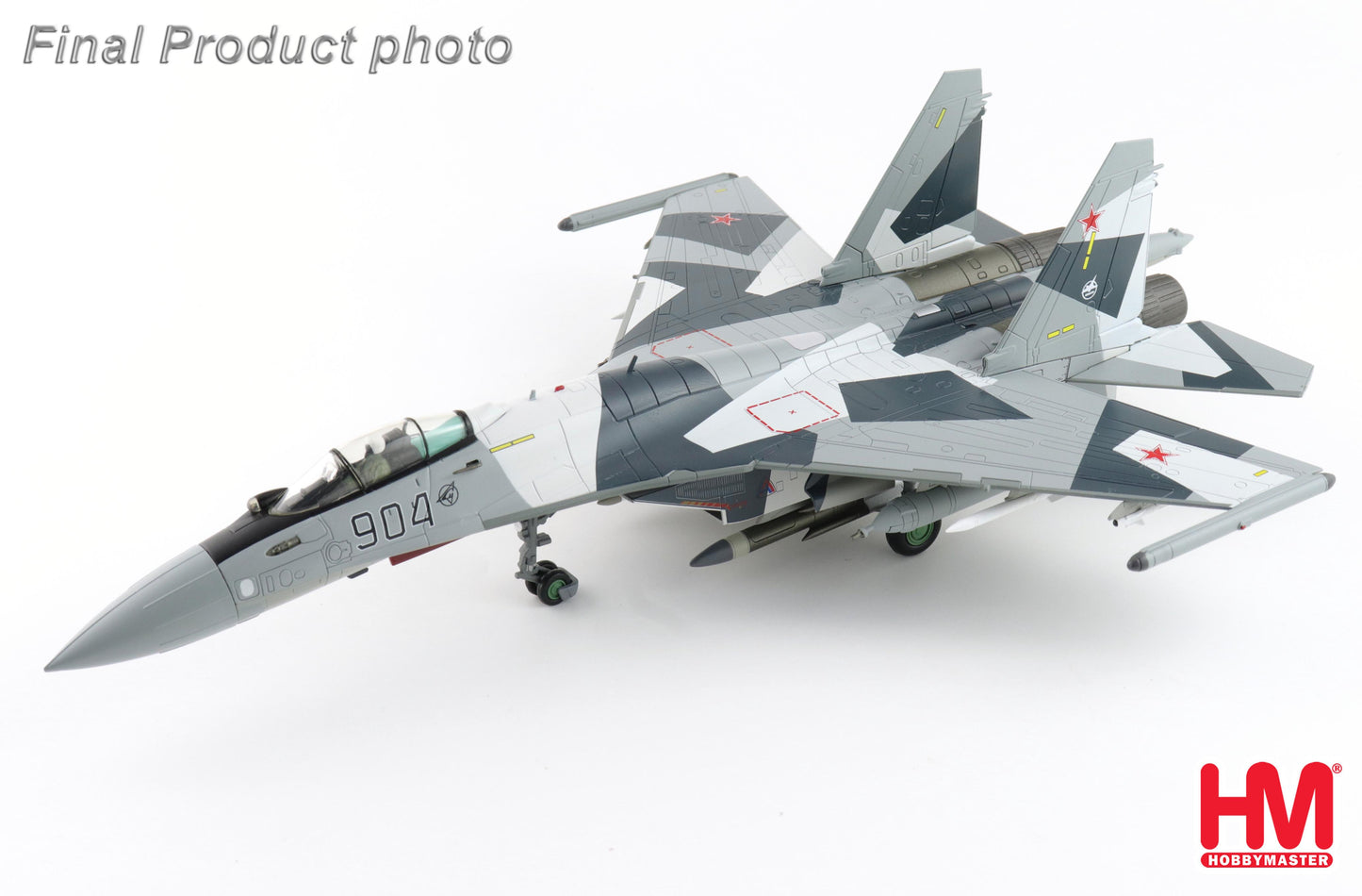 1/72 Su-35 Flanker "Prototype" 904 Russian Air Force (with 2 x ECM pod 4 x R-77 2 x KH-59 2 x KH-31 2 x KAB-1500L)