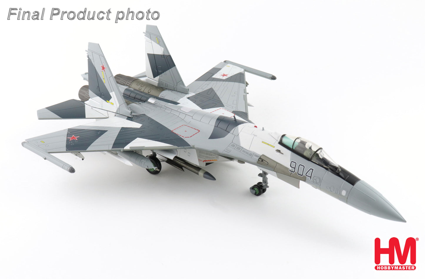 1/72 Su-35 Flanker "Prototype" 904 Russian Air Force (with 2 x ECM pod 4 x R-77 2 x KH-59 2 x KH-31 2 x KAB-1500L)