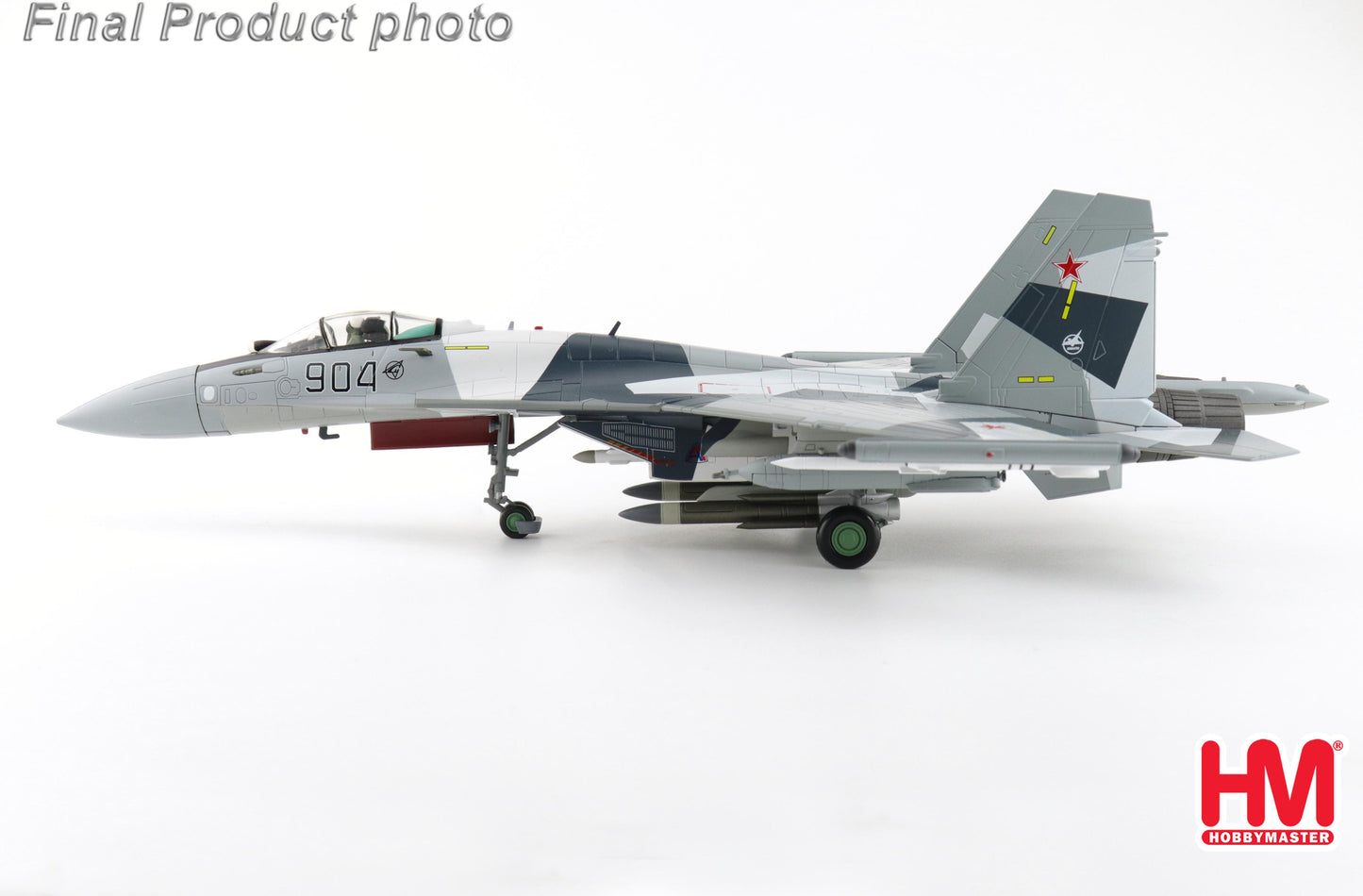 1/72 Su-35 Flanker "Prototype" 904 Russian Air Force (with 2 x ECM pod 4 x R-77 2 x KH-59 2 x KH-31 2 x KAB-1500L)
