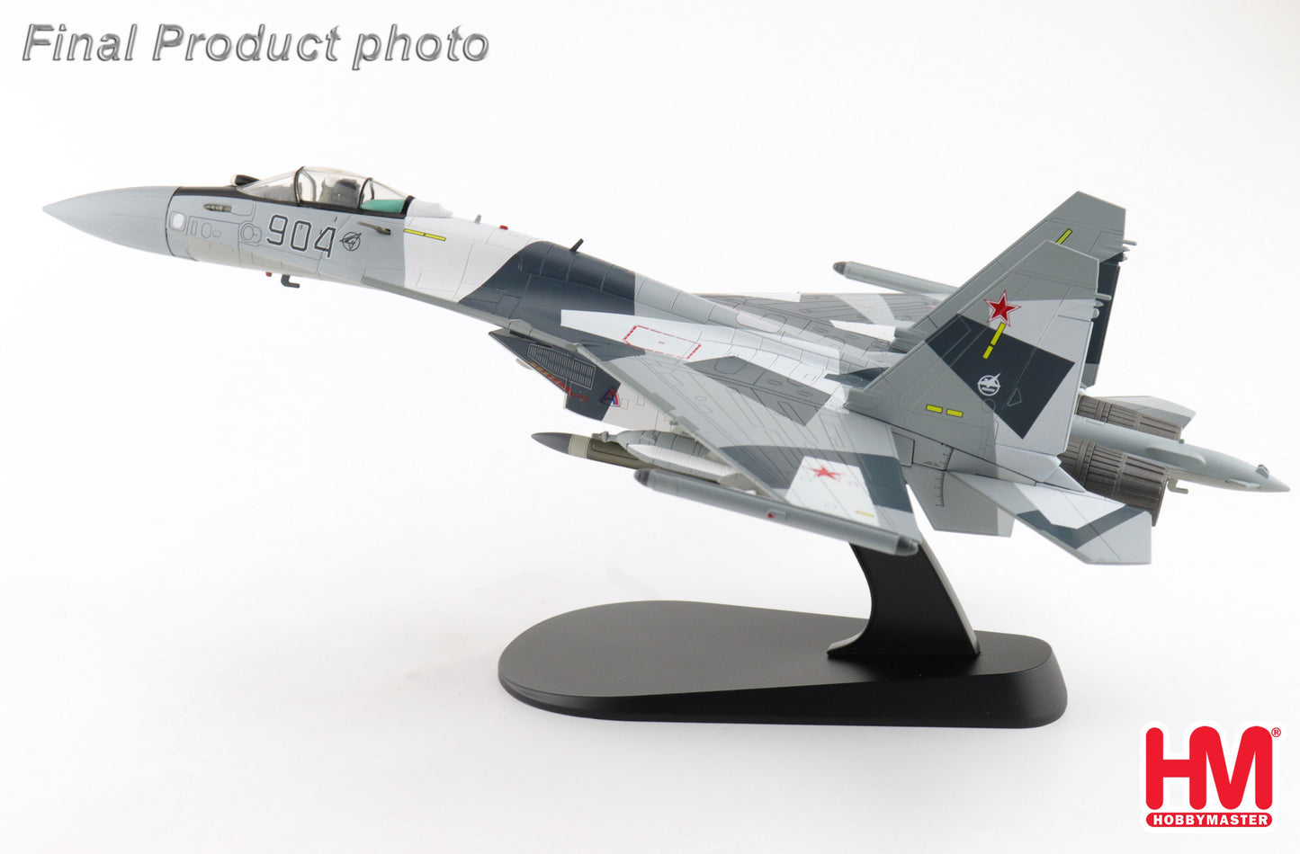 1/72 Su-35 Flanker "Prototype" 904 Russian Air Force (with 2 x ECM pod 4 x R-77 2 x KH-59 2 x KH-31 2 x KAB-1500L)