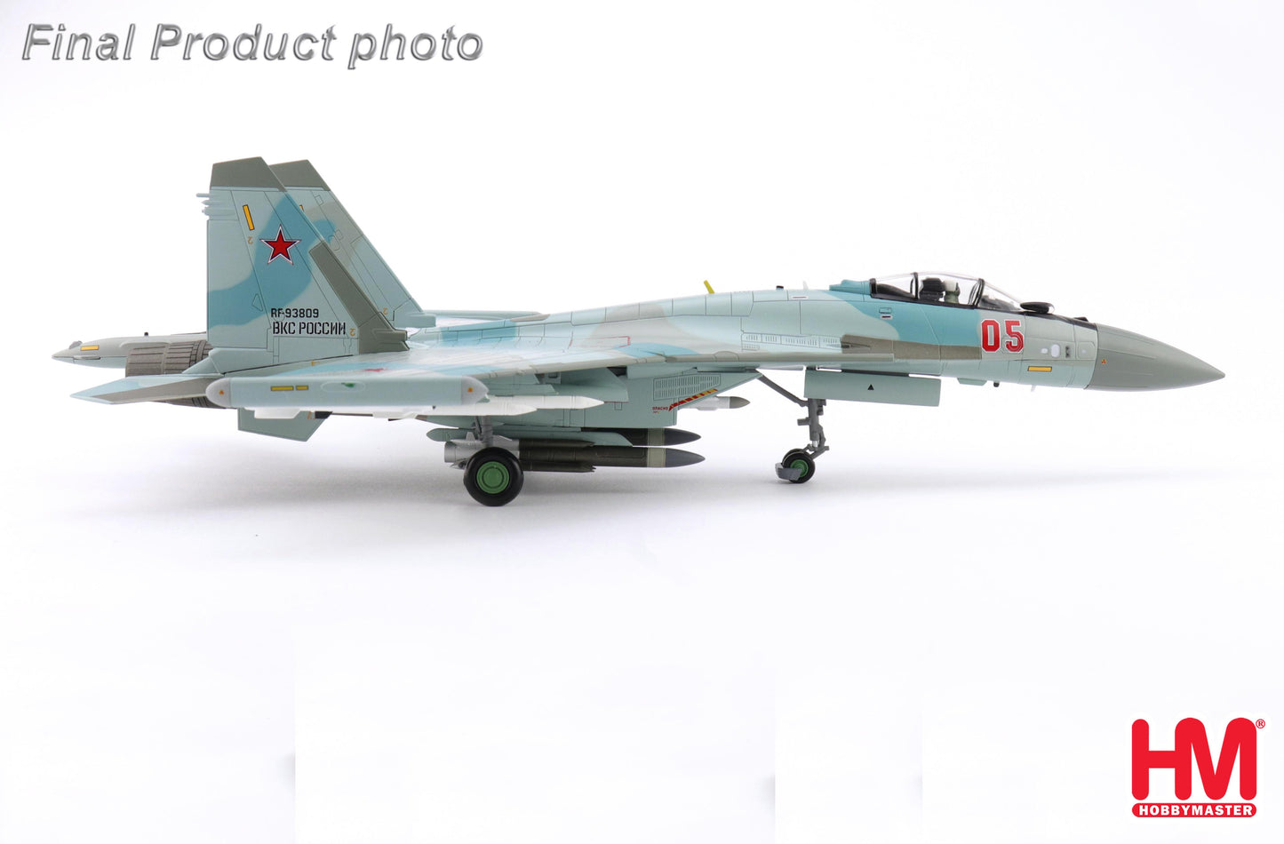 1/72 Su-35S Flanker E Red 05/RF-93809 Russian Air Force 2025 (with Khibiny-U ECM Pods)