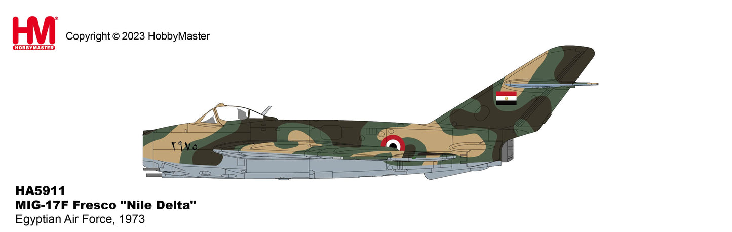 1/72 MiG-17F Fresco "Nile Delta" Egyptian Air Force 1973