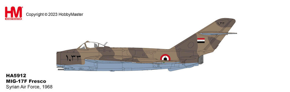 1/72 MiG-17F Fresco Syrian Air Force 1968