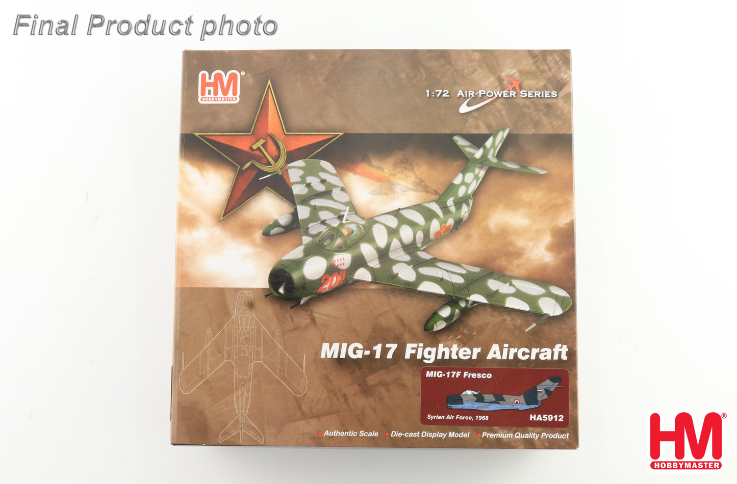 1/72 MiG-17F Fresco Syrian Air Force 1968