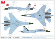 1/72 Su-27 Flanker-B "Barents Sea" Red 36 941sr IAP Soviet Air Force 1987 (with Extra Pylons and Decal P-3)