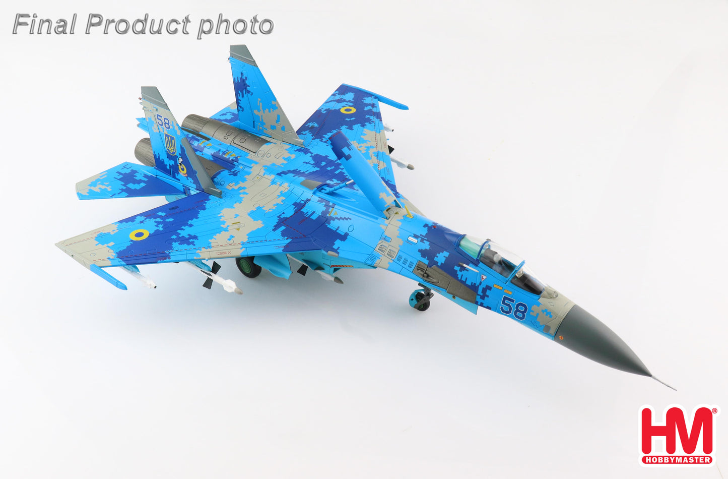 1/72 Su-27 Flanker B Blue 58 Ukrainian Air Force