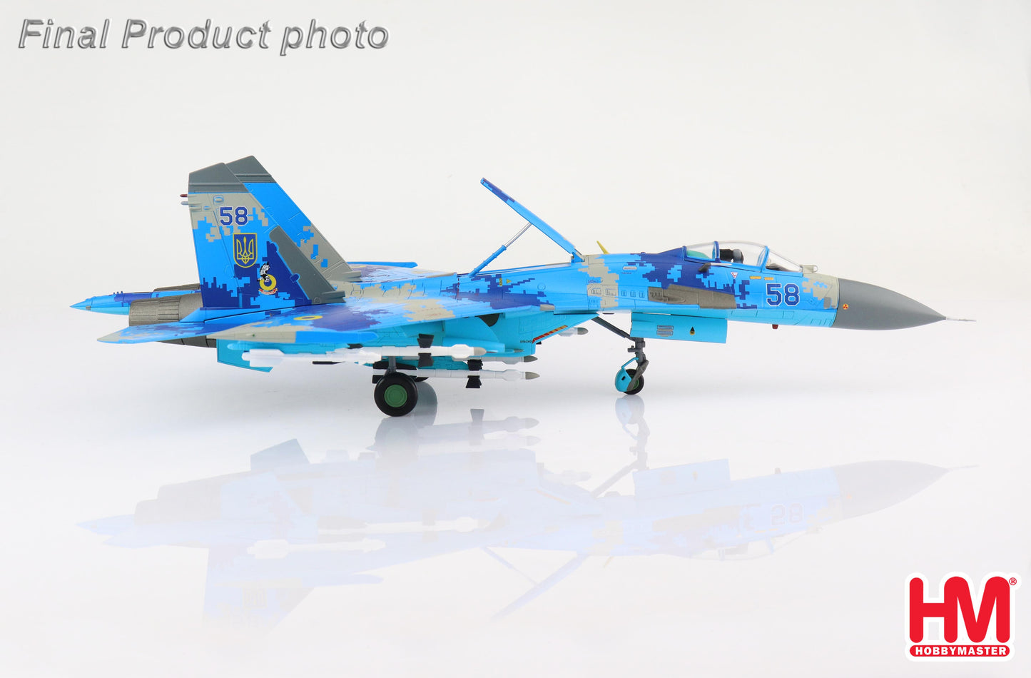 1/72 Su-27 Flanker B Blue 58 Ukrainian Air Force