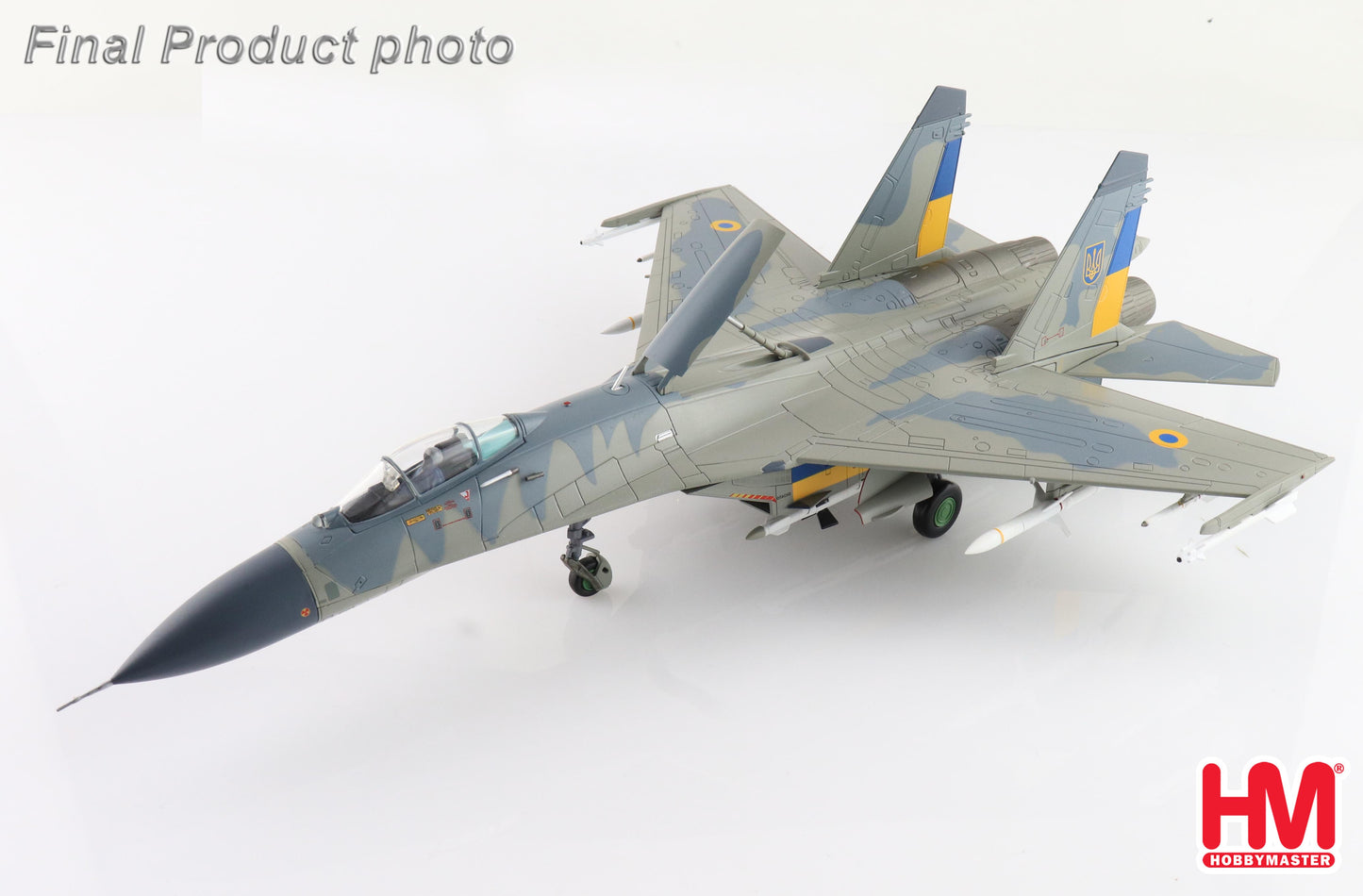 1/72 Su-27 "Compass Ghost Grey scheme" Ukrainian Air Force 2023 (with AGM-88 and IRIS-T Missiles)