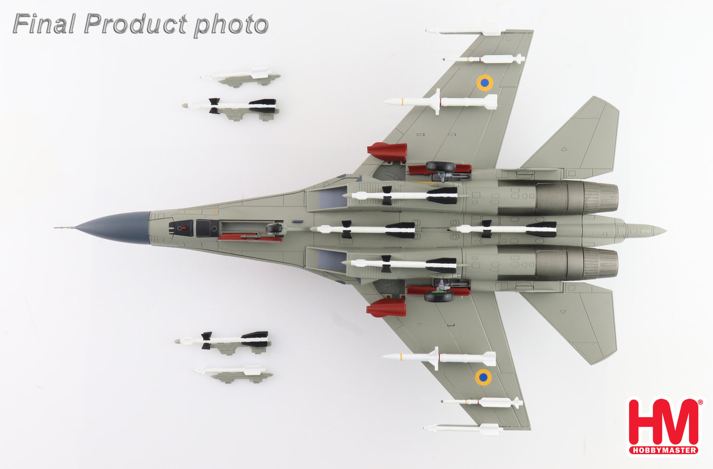 1/72 Su-27 "Compass Ghost Grey scheme" Ukrainian Air Force 2023 (with AGM-88 and IRIS-T Missiles)
