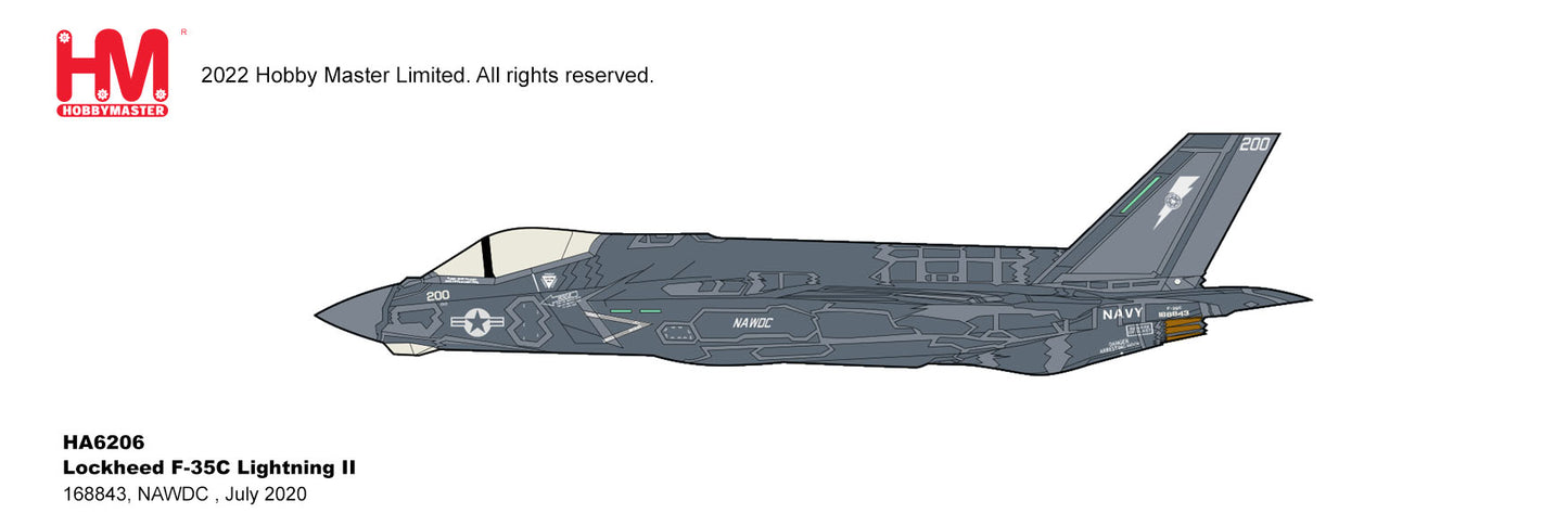 1/72 F-35C Lightning II 168843 NAWDC July 2020