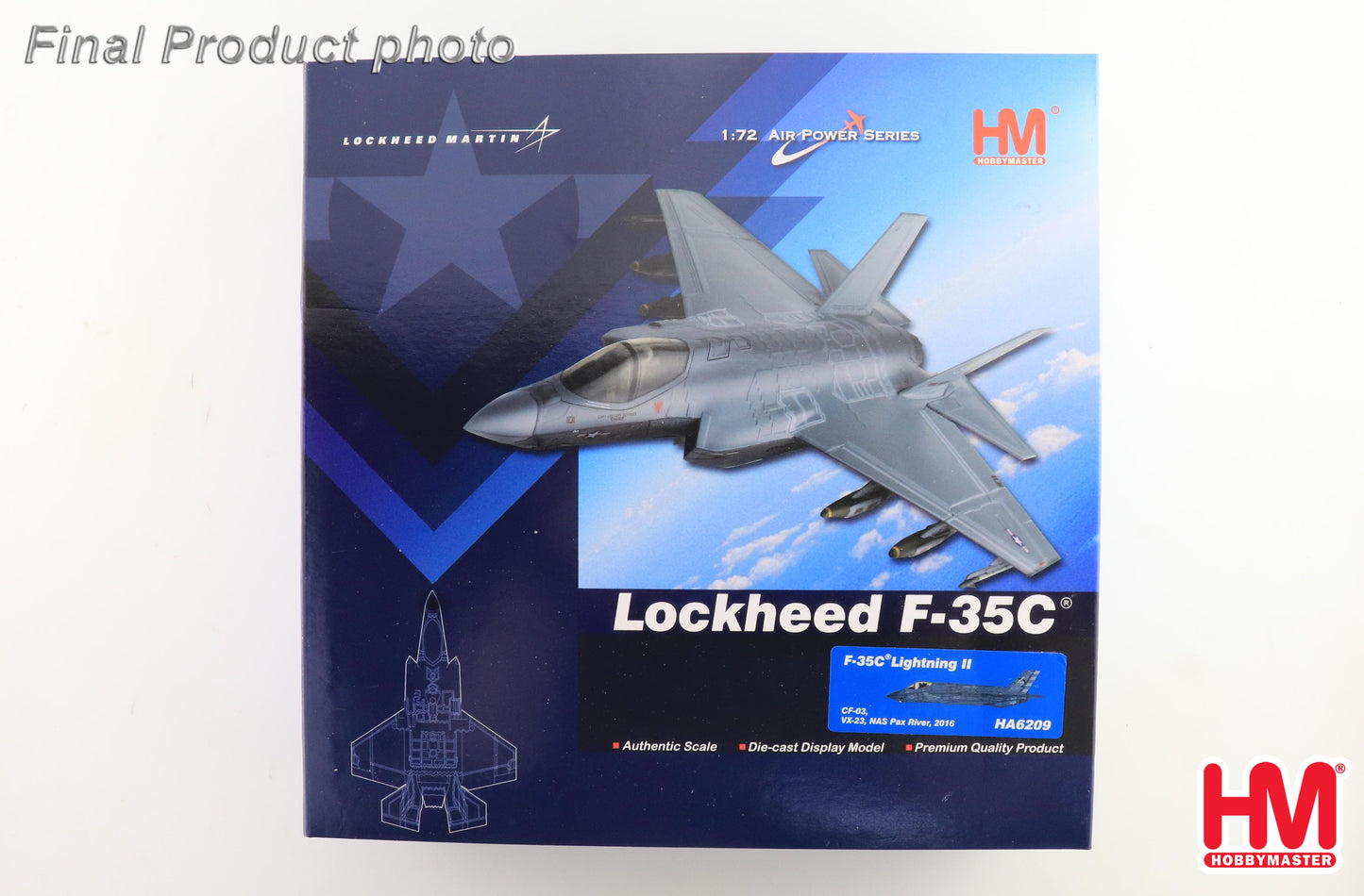 1/72 F-35C Lightning II CF-03 VX-23 NAS Pax River 2016