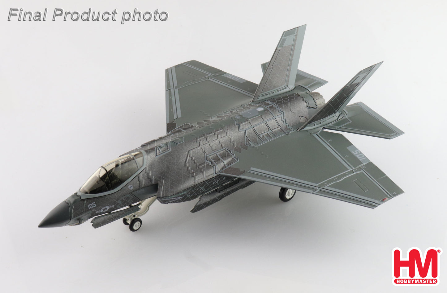 1/72 F-35C "Black Chrome" XE-105/168842 US Navy August 2022