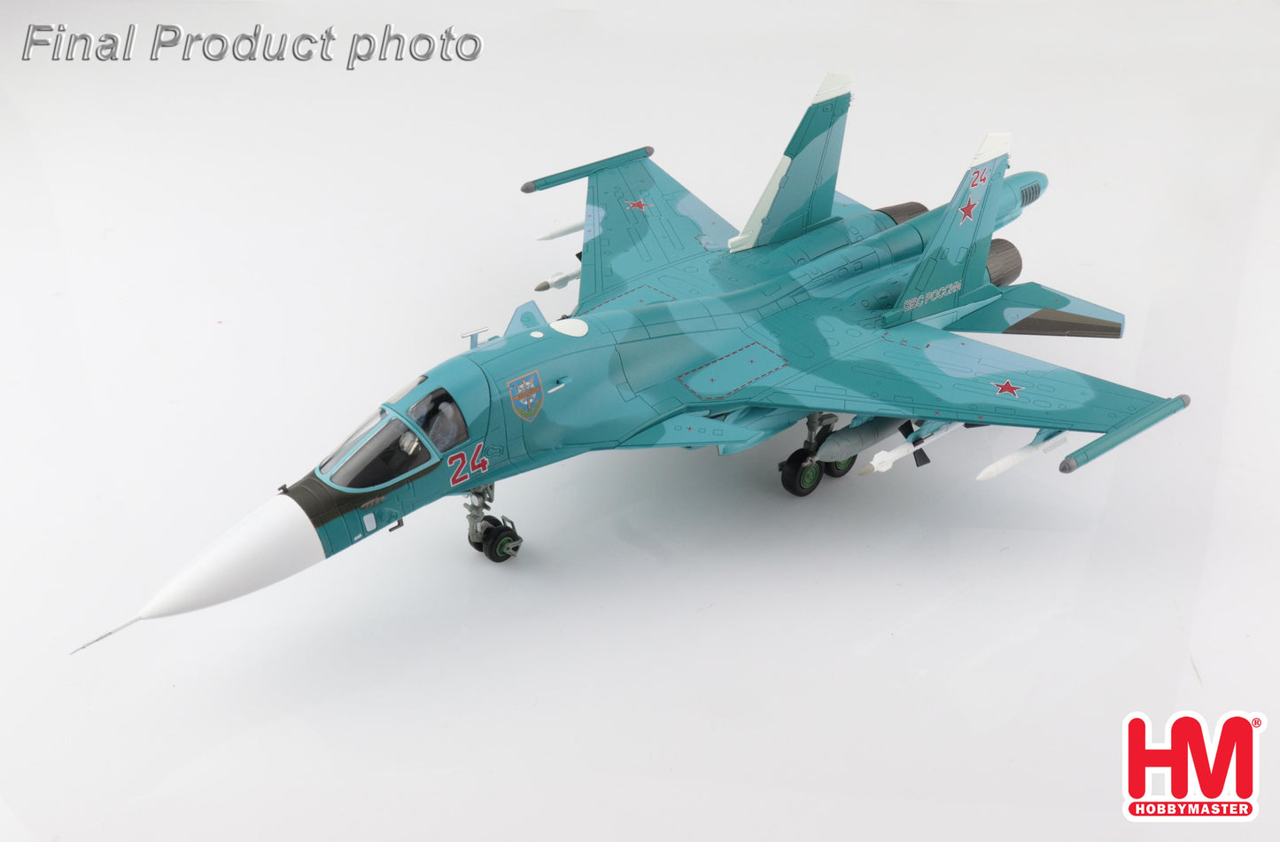 1/72 Su-34 Fullback Fighter Bomber Red 24 Russian Air Force Ukraine March 2022