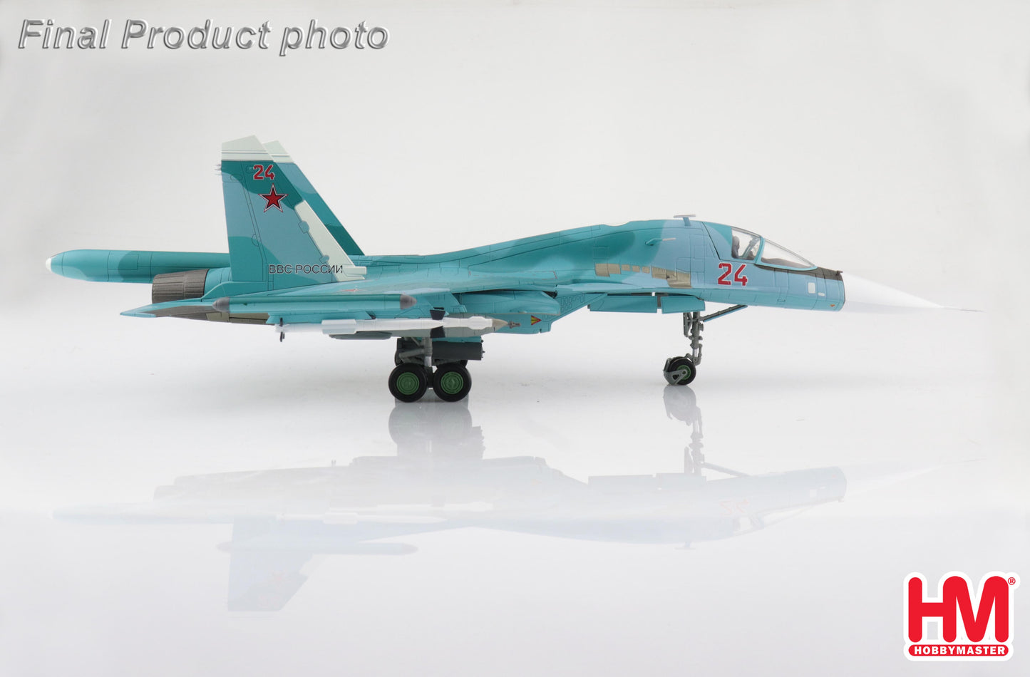 1/72 Su-34 Fullback Fighter Bomber Red 24 Russian Air Force Ukraine March 2022