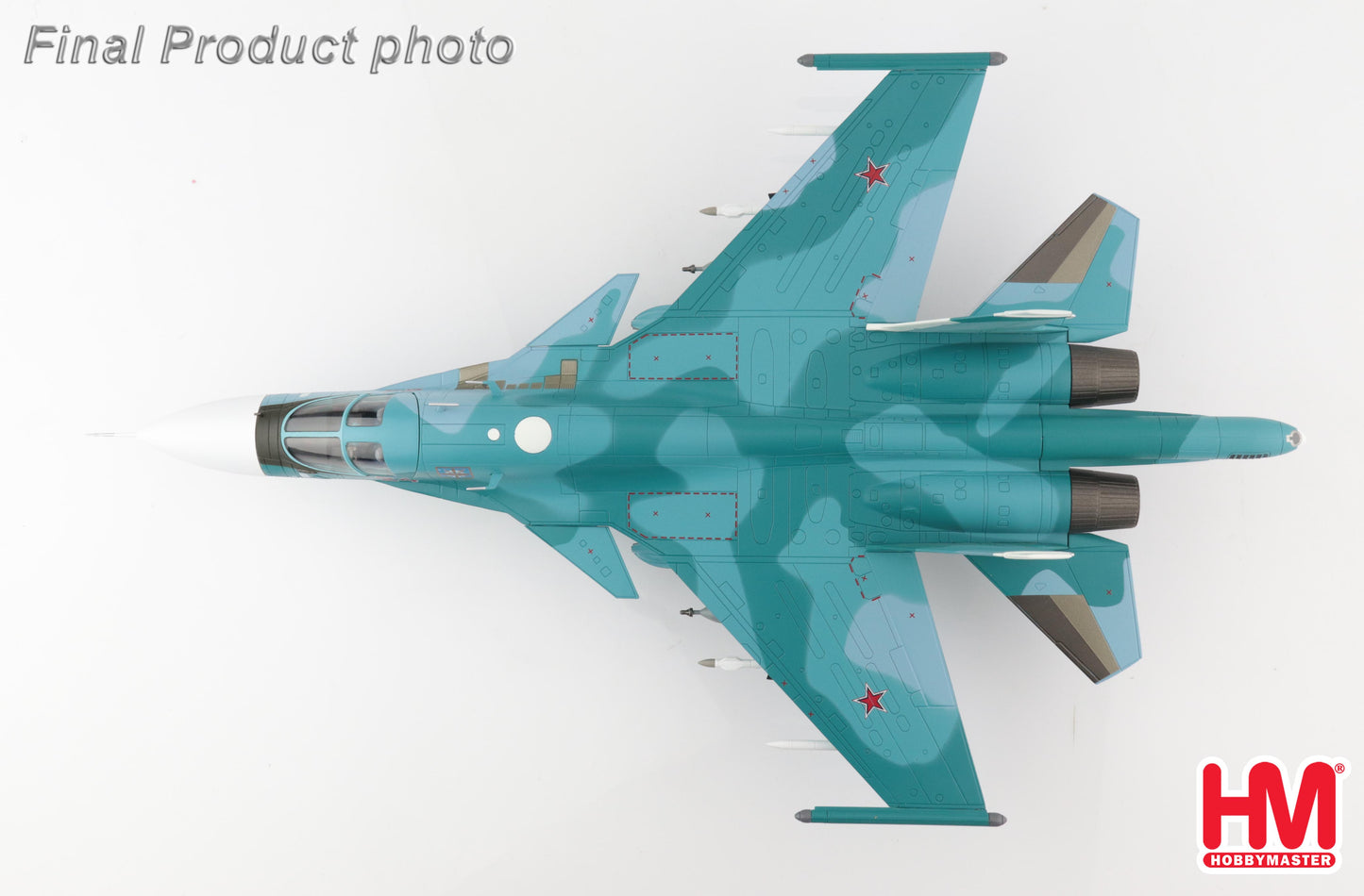 1/72 Su-34 Fullback Fighter Bomber Red 24 Russian Air Force Ukraine March 2022