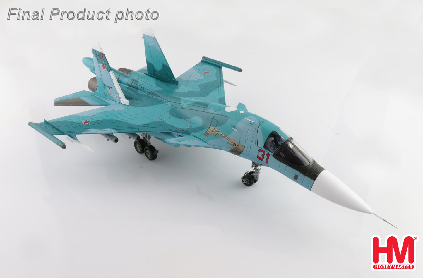 1/72 Su-34 Fighter Bomber "Battle for Kyiv" Red 31/RF-81251 277th Bomber Aviation Regiment Khurba AfB 3rd March 2022
