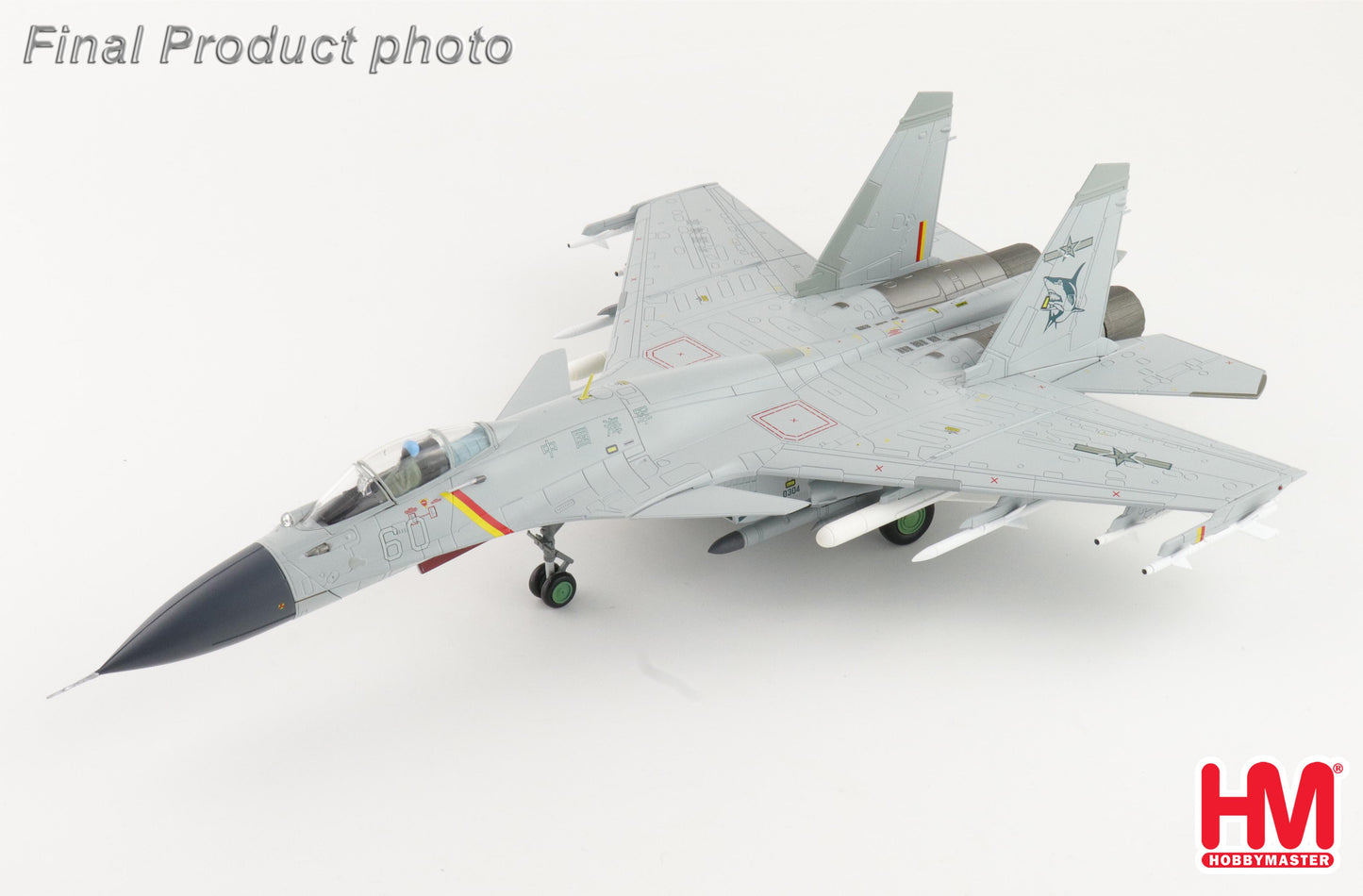 1/72 J-15 Flying Shark No.60 Aircraft Carrier Shandong  PLAAF June 2025 (with 2 x KD-88 & 2 x YJ-83)
