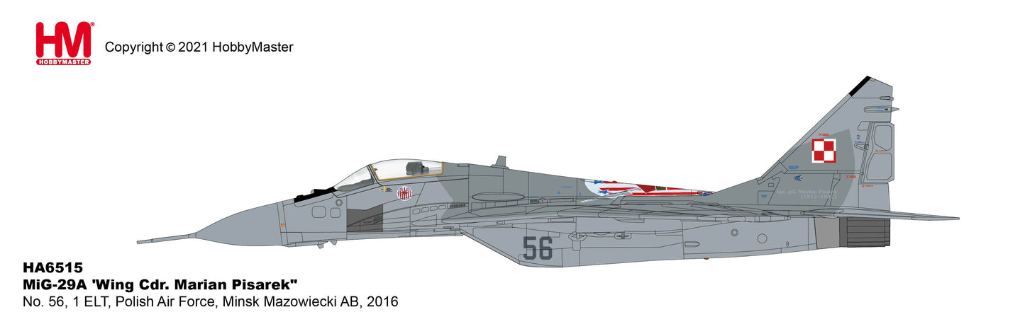 1/72 MiG-29A "Wing Cdr. Marian Pisarek" No. 56 1 ELT Polish Air Force Minsk Mazowiecki AB 2016