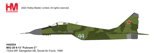 1/72 MiG-29 9-13 "Fulcrum C" 733rd IAP Damgarten AB Soviet Air Force 1994