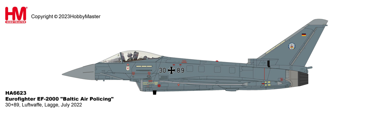 1/72 Eurofighter EF-2000 "Baltic Air Policing" 30+89 Luftwaffe Lagge July 2022