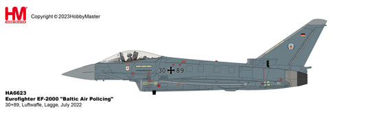 1/72 Eurofighter EF-2000 "Baltic Air Policing" 30+89 Luftwaffe Lagge July 2022