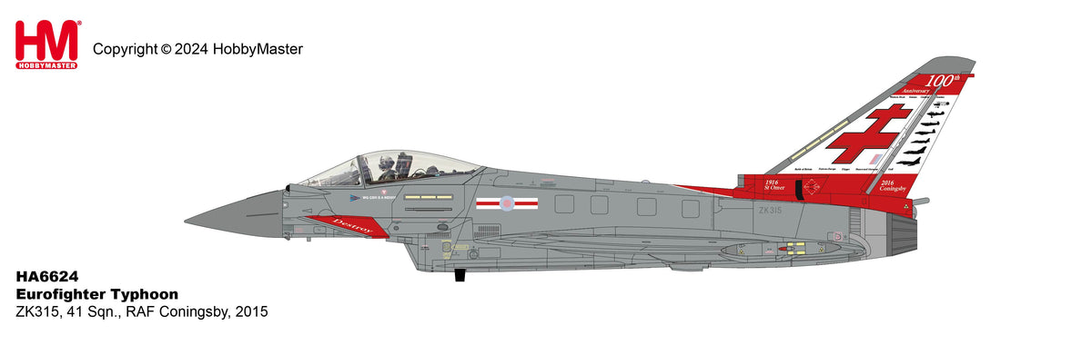 1/72 Eurofighter Typhoon ZK315 41 Sqn. RAF Coningsby 2015
