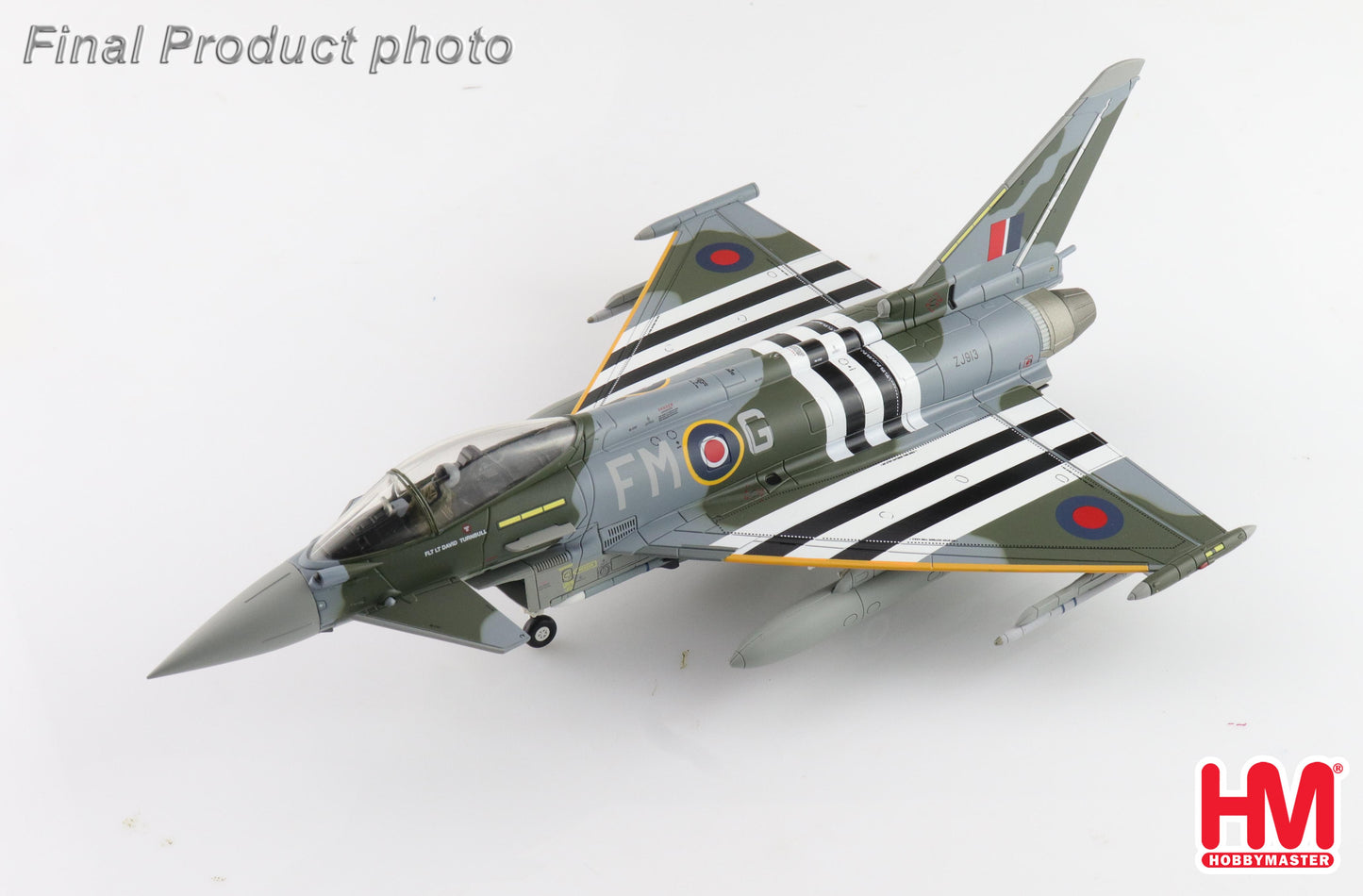 1/72 Eurofighter Typhoon FGR4 ZJ913/FM-G RAF 2024 (with 2 x ASRAAM 4 x AIM-120 3 x Fuel Tank)