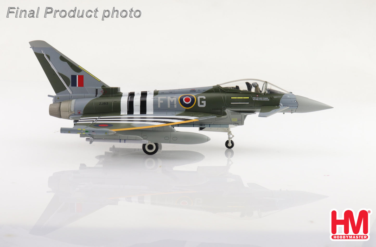 1/72 Eurofighter Typhoon FGR4 ZJ913/FM-G RAF 2024 (with 2 x ASRAAM 4 x AIM-120 3 x Fuel Tank)