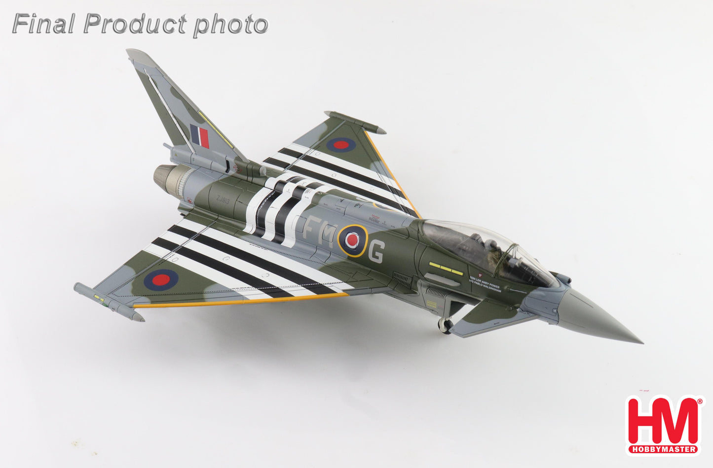 1/72 Eurofighter Typhoon FGR4 ZJ913/FM-G RAF 2024 (with 2 x Empty Pylon 1 Center Fuel Tank)